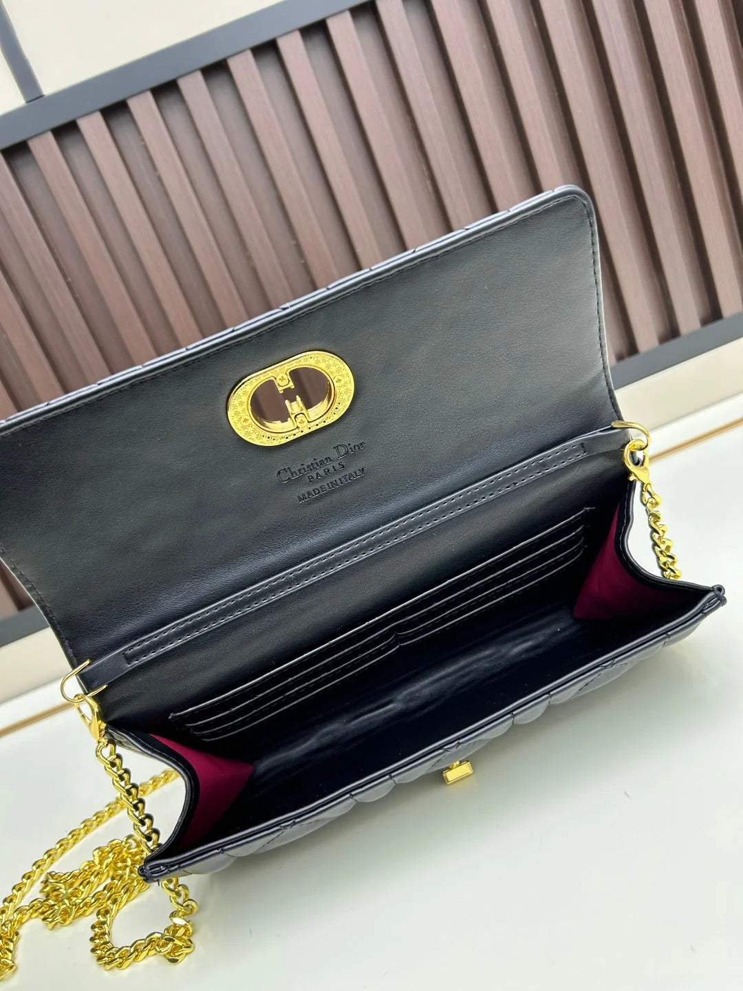 Dior 2026 Miss Caro Top Handle Pouch 24cm Lambskin