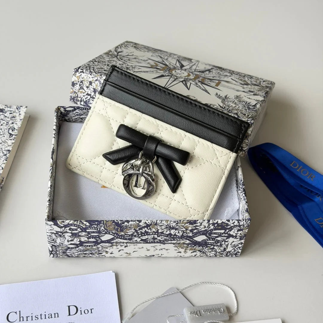 CD 2026 Freesia Card Holder Lambskin