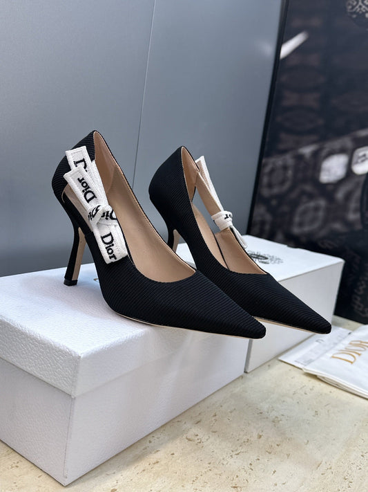 CD J'Adior Pump 9.5cm Black Technical Fabric