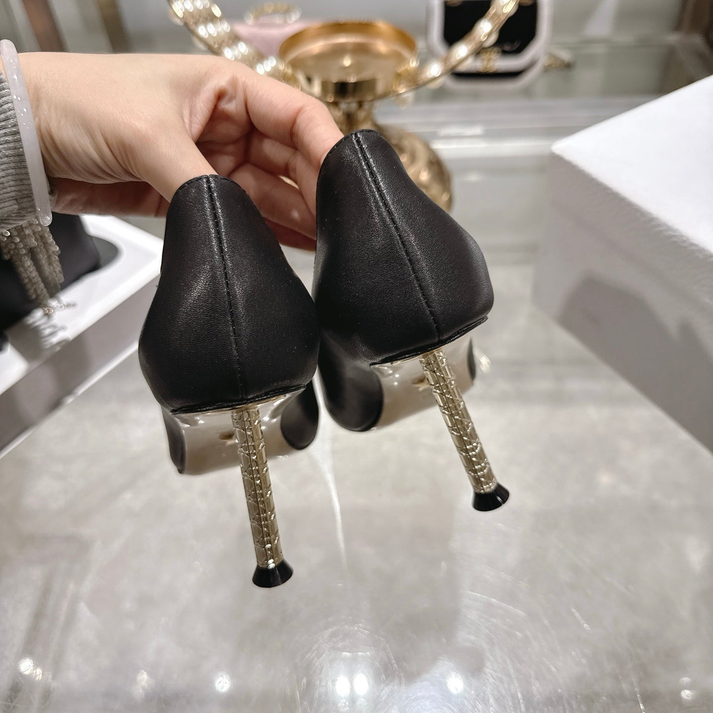CD 26s Icon Pump 8cm Black Supple Calfskin 679845