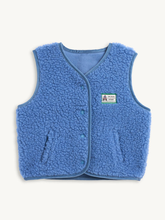 Merino Vest - Ice Blue