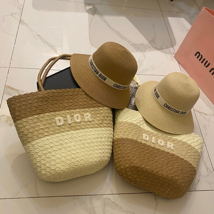 CD Tote Bag & Hat Set Plant Grass 210817