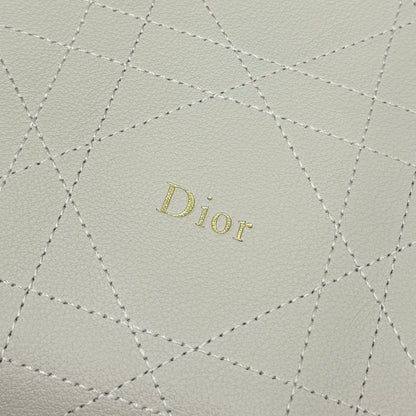 CD Diorly Shoulder Bag 31.5cm Cream Cowhide Leather 158560