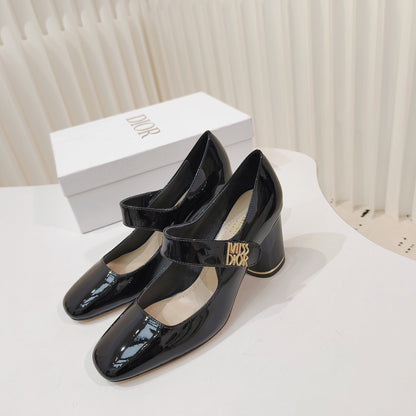 Miss Dior Pump 85mm In Glossy Black Cowhide 111359