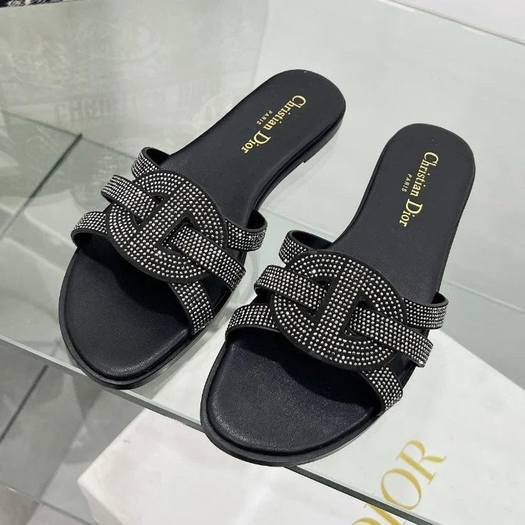 Dior 2026 D-Club Slide Sandal Cowhide 927362