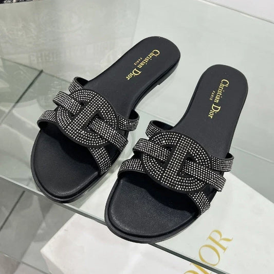 Dior 2026 D-Club Slide Sandal Cowhide 927362