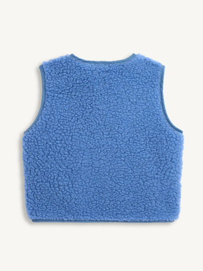 Merino Vest - Ice Blue