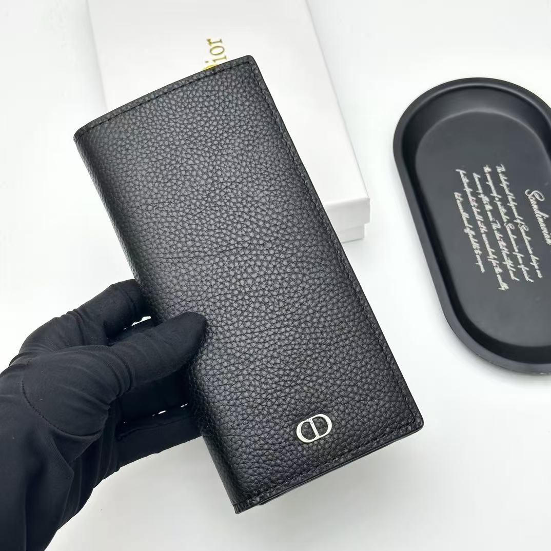 CD Icon Long Bifold Wallet