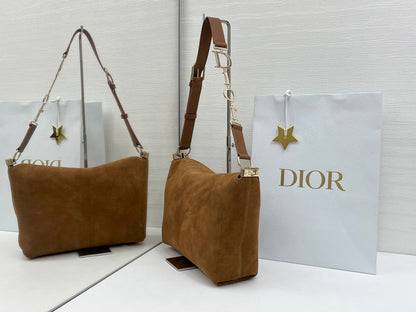 Dior 2026 Diorly Bag 28cm Suede Calfskin