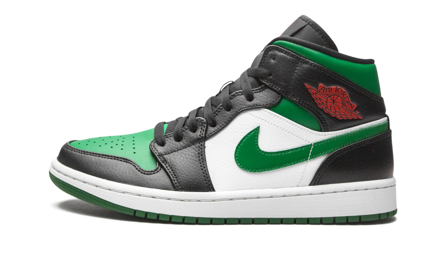 Air Jordan 1 Mid “Green Toe” Sneakers - Heritage Edition