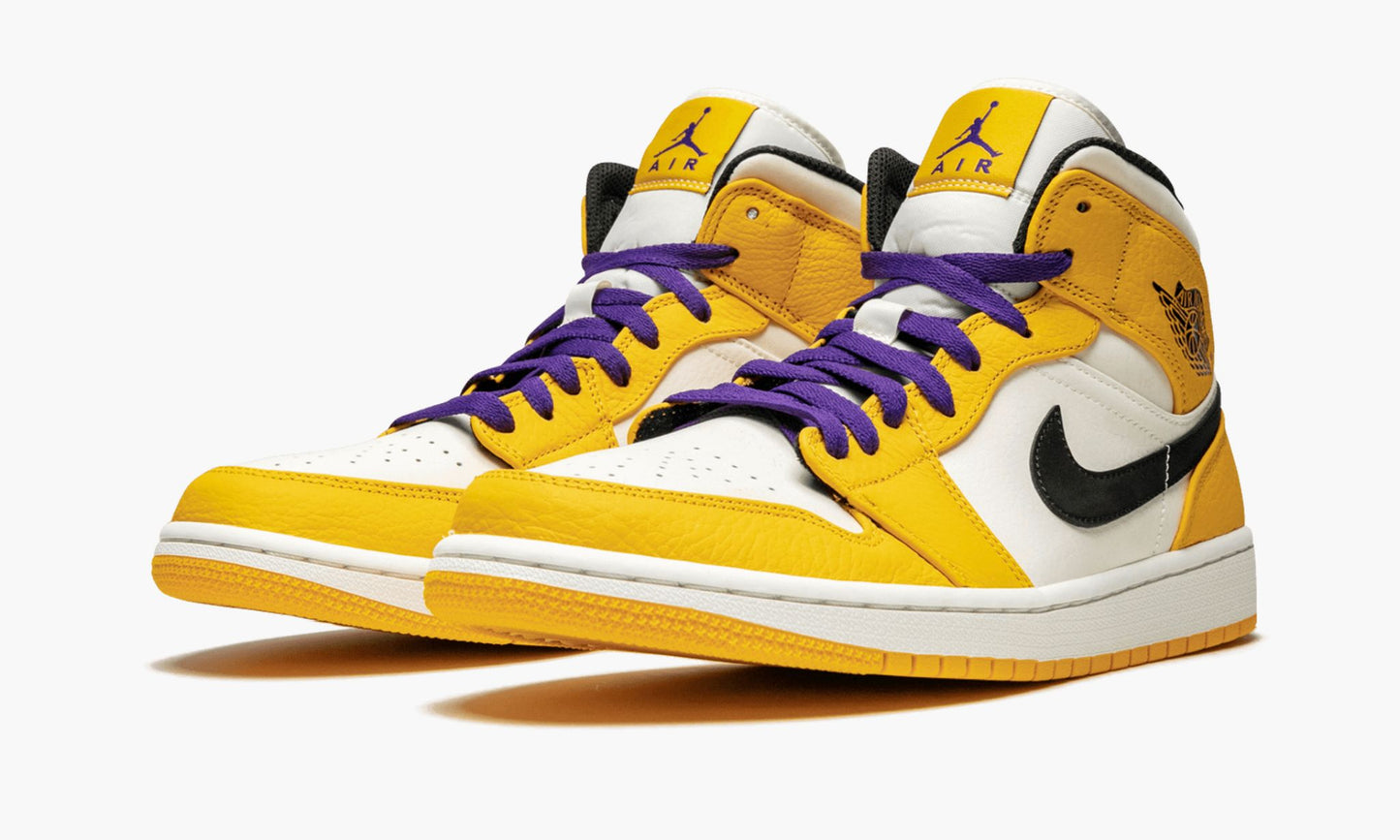 Air Jordan 1 Mid SE Lakers Sneakers - Modern Classic | Designer Kicks