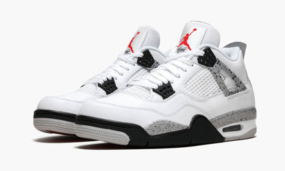 Air Jordan 4 Retro OG “White Cement” Sneakers - Cushioned Stride