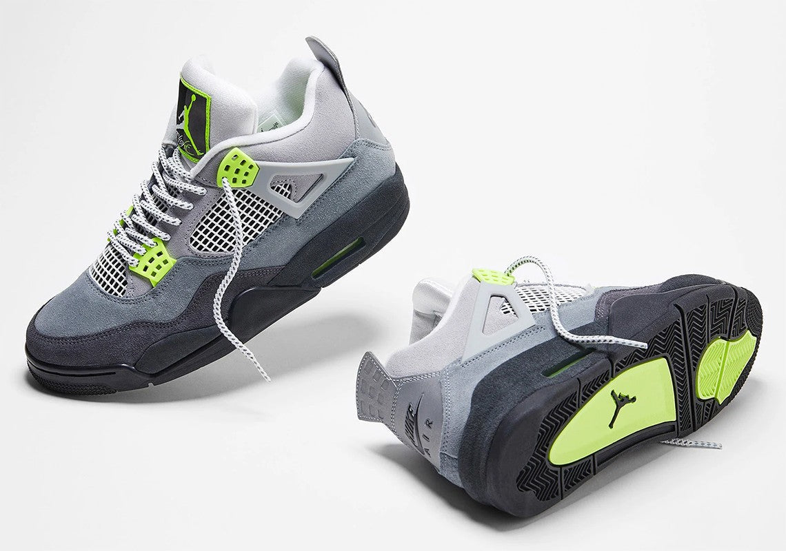 Air Jordan 4 Retro SE Neon 95 CT5342 Sneakers - Elite Edition