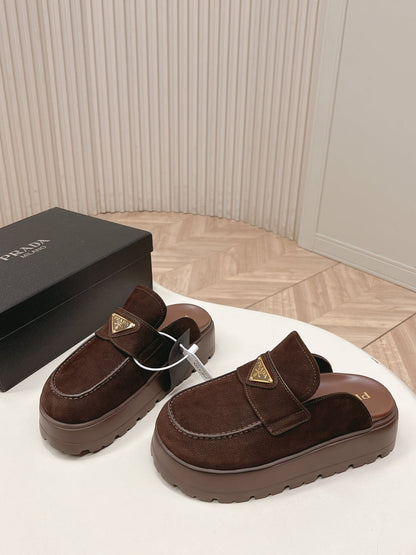Prada 2026 Mule Grained Leather 847068