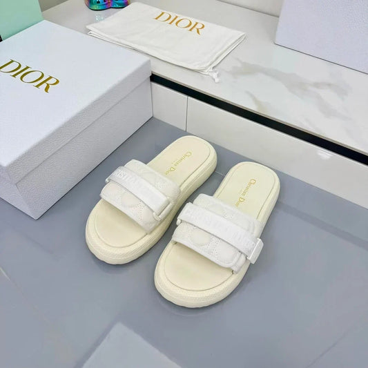 Dior 2026 Oblique Dway Slipper Canvas Leather 927516