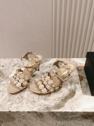 CC 26s Floral Sandals 75 Sheepskin 658464