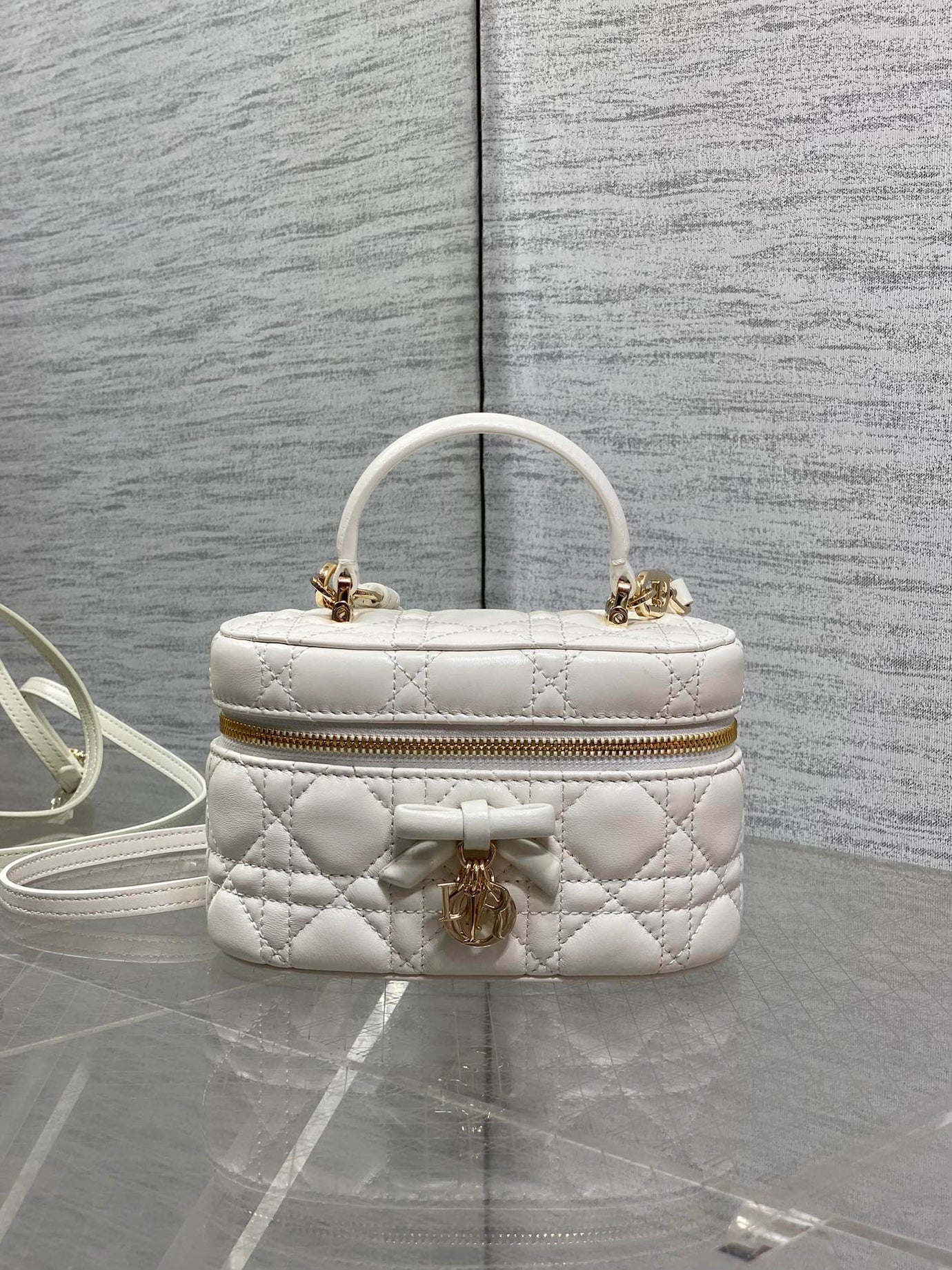 CD 2026 Vanity Bag 17.5cm Cannage Lambskin 289248