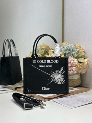 CD Men's Summer 2026 Book Tote Black Canvas 288099