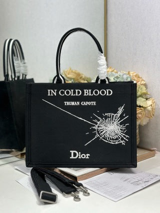 CD Men's Summer 2026 Book Tote Black Canvas 288099