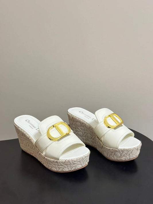 Dior 2026 Platform Sandals 90mm Cowhide 884505