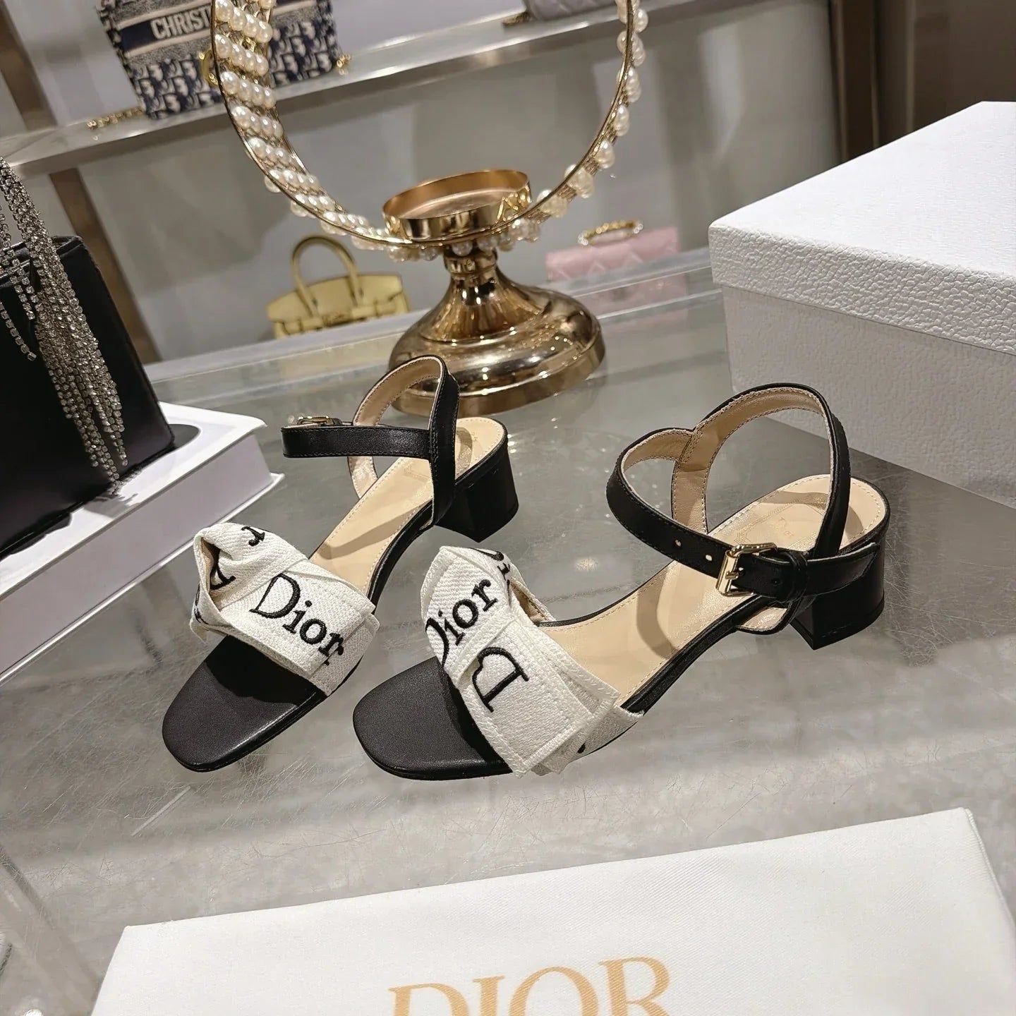 Dior 2026 J'Adior Sandal Fabric Leather 901715