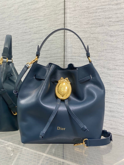Dior 2026 Bucket Bag 27cm Suede Lambskin