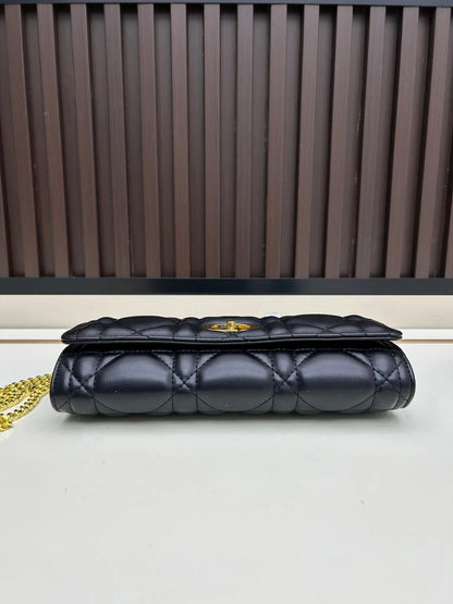 Dior 2026 Miss Caro Top Handle Pouch 24cm Lambskin