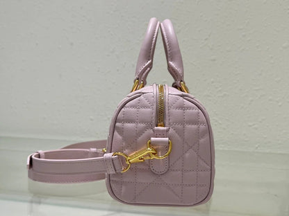 Dior 2026 Groove Bag Pink Calfskin Gold Hardware
