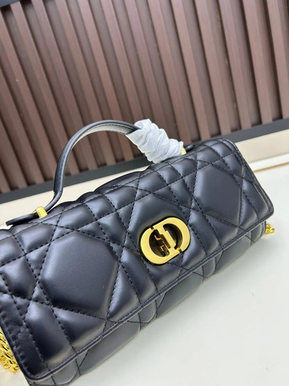 Dior 2026 Miss Caro Top Handle Pouch 24cm Lambskin