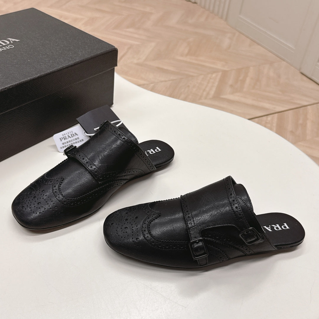 PRA 26S Mule Black Sheepskin 600582