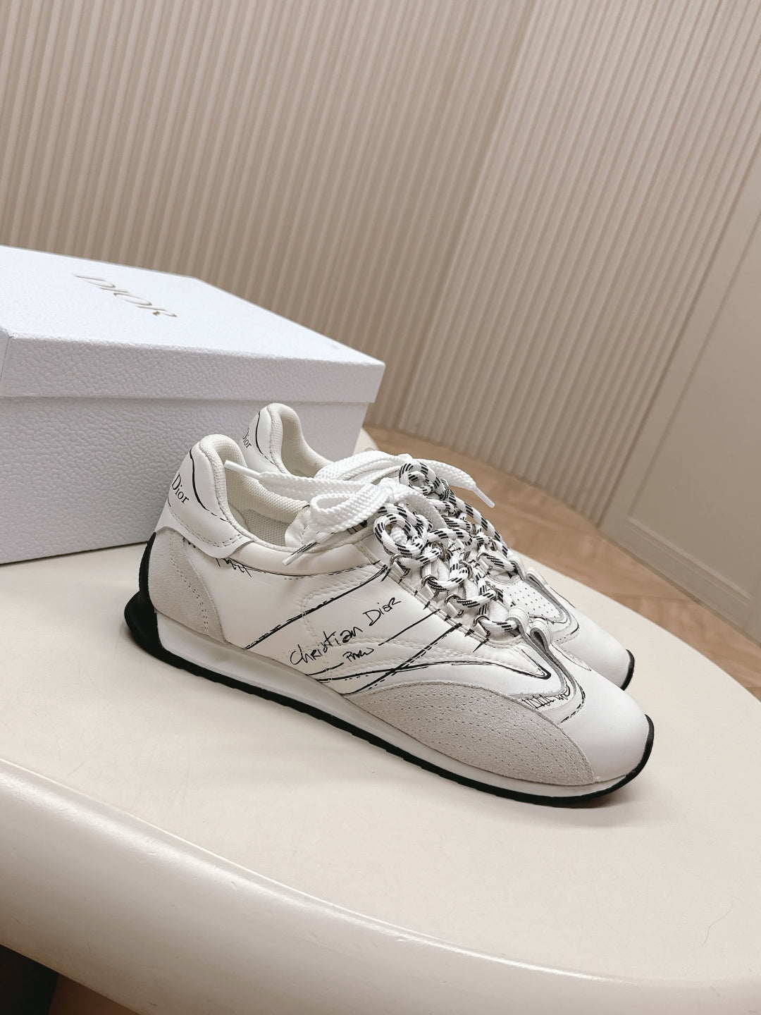 CD 25 Sketch Sneaker Calfskin with Suede 241609