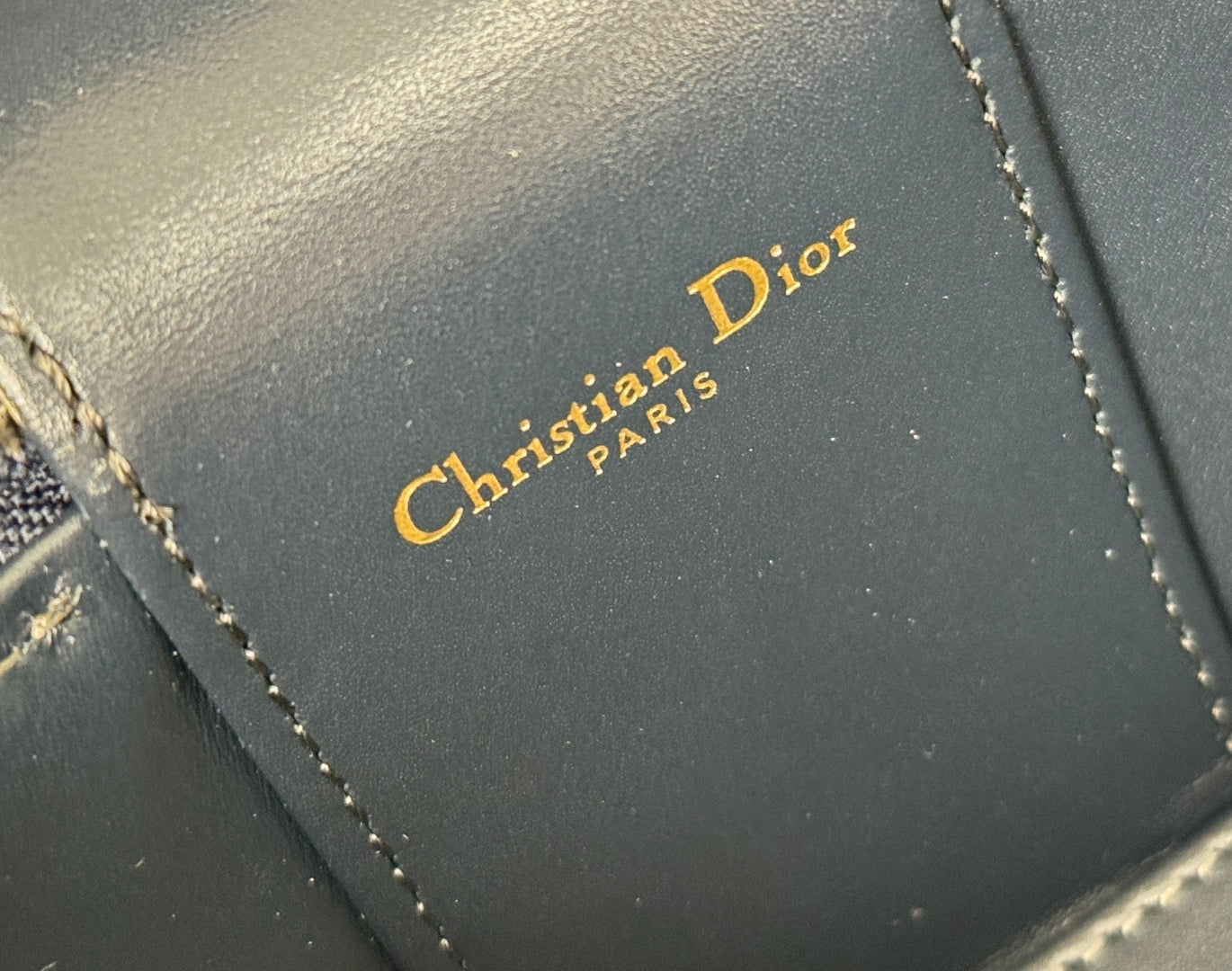 CD  Signature Vanity Case 16cm Blue Jacquard