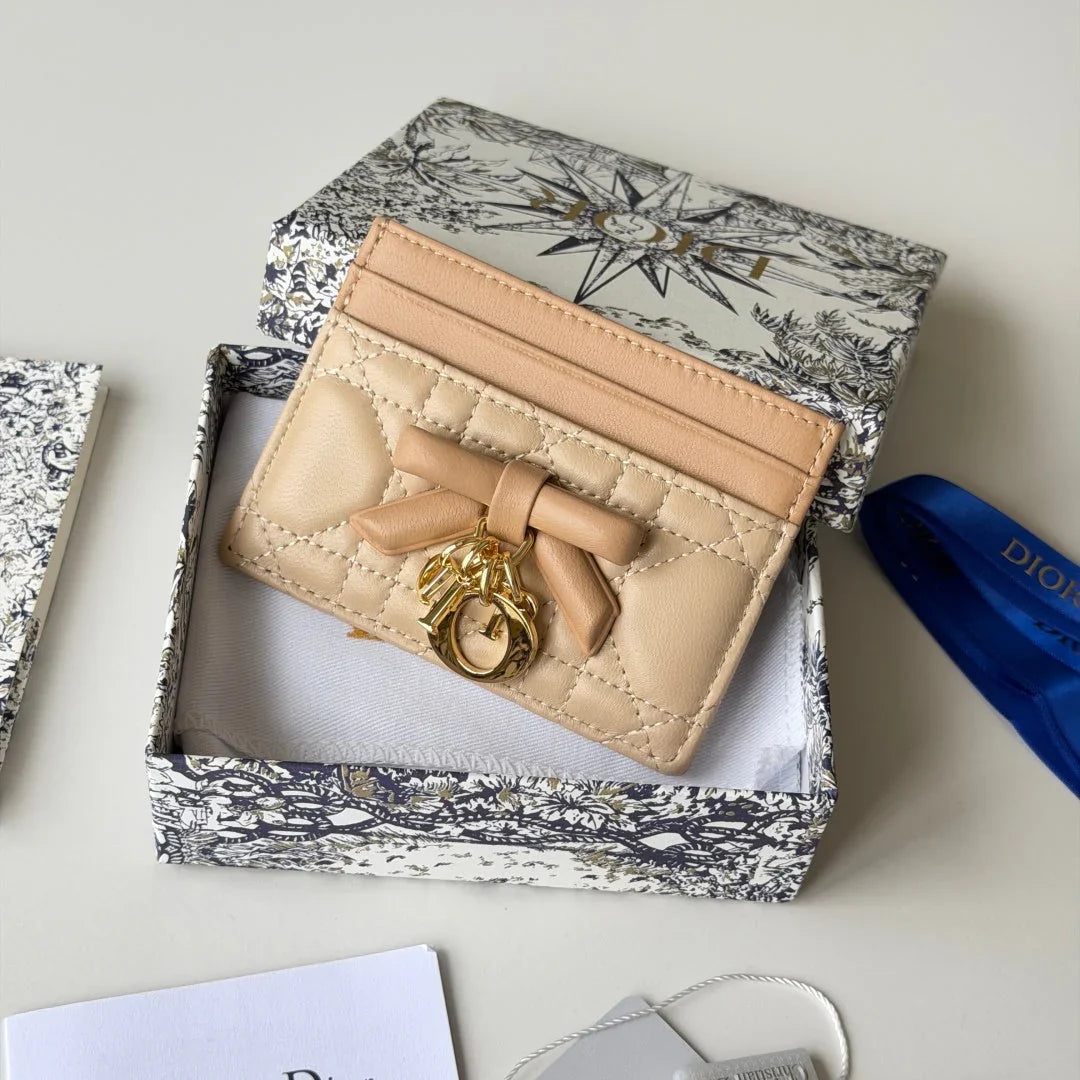 CD 2026 Freesia Card Holder Lambskin