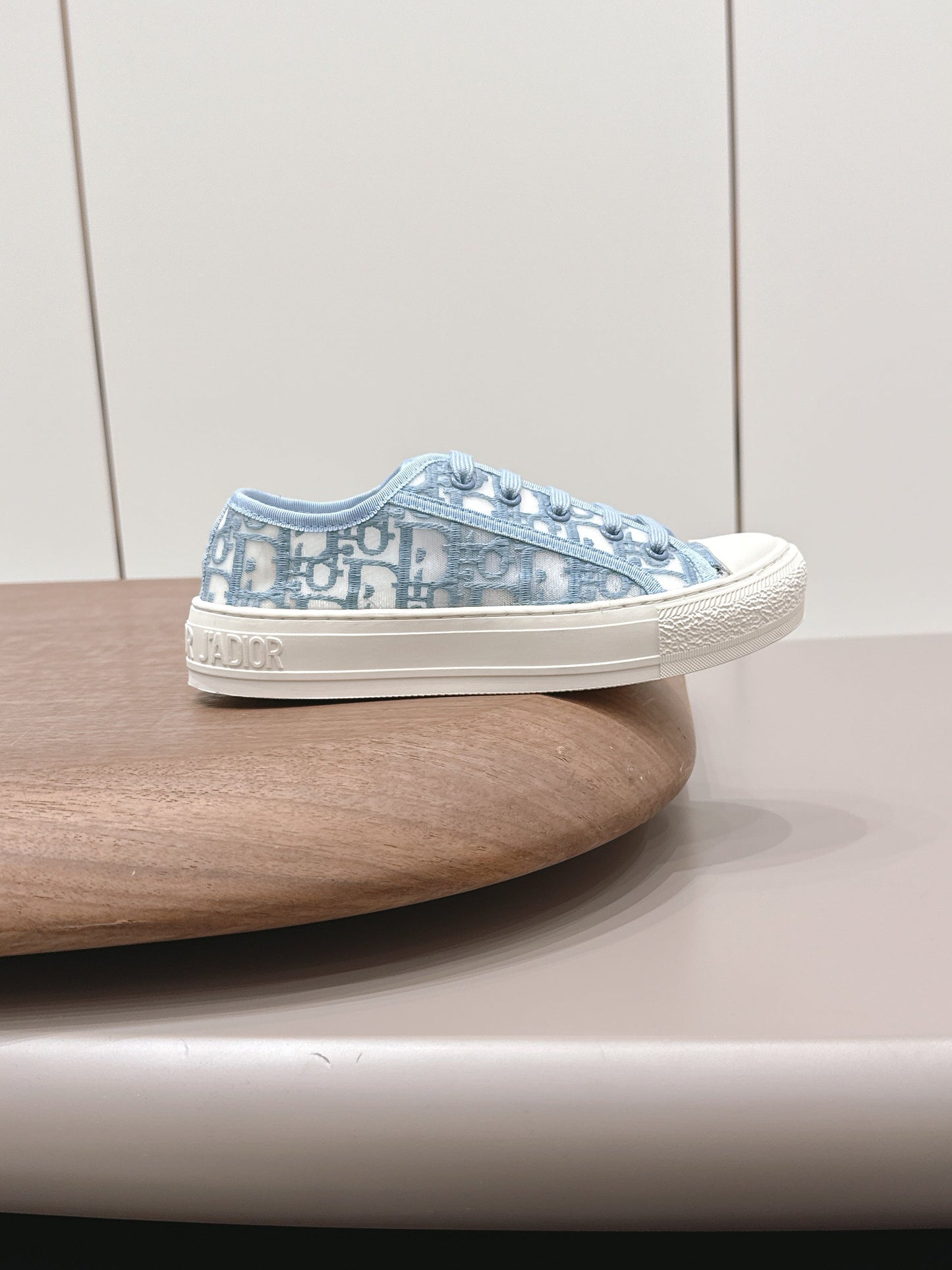 CD Walk'n'Dior Sneaker White Light Blue Cotton Mesh 739319