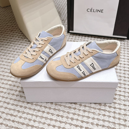 CD Ribbon Sneaker Blue Khaki Suede 930300
