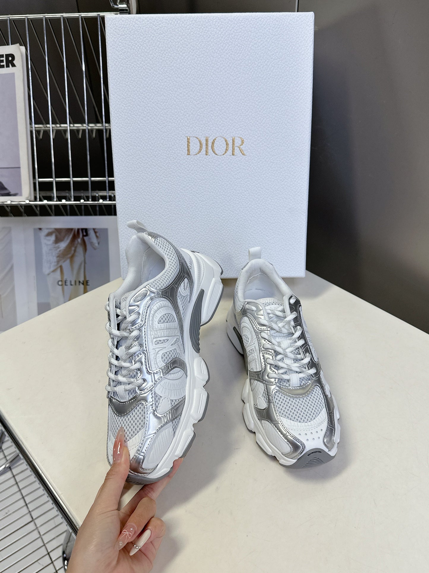 CD 25 Sneaker White Sliver 307167