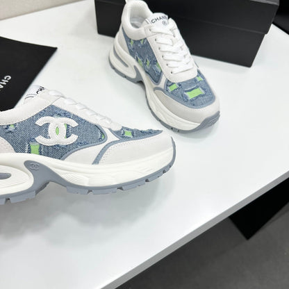 Chanel 2026 Casual Sneakers 50mm Demin Suede 894875