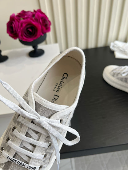 CD Dioriviera Walk'n'Dior Sneaker Grey White Cotton 851247