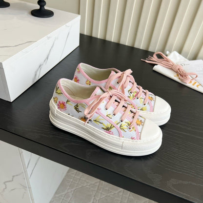 CD Dioriviera Walk'n'Dior Sneaker Light Pink Cotton 851249