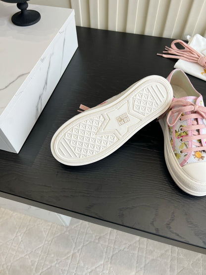 CD Dioriviera Walk'n'Dior Sneaker Light Pink Cotton 851249