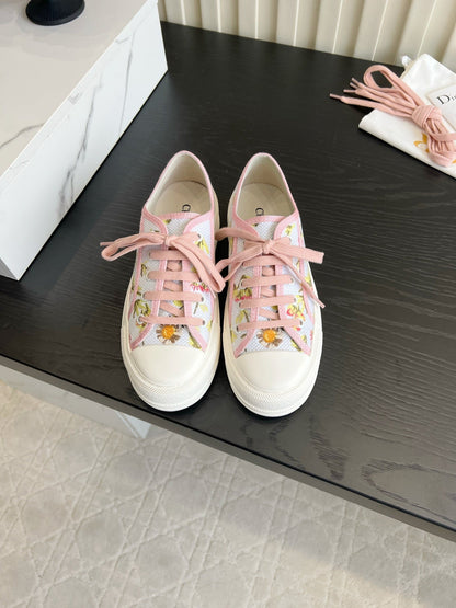 CD Dioriviera Walk'n'Dior Sneaker Light Pink Cotton 851249