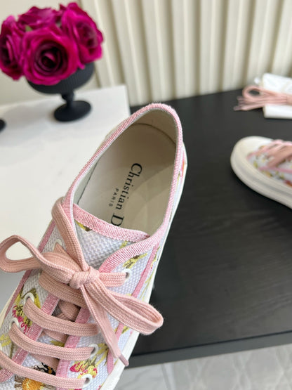 CD Dioriviera Walk'n'Dior Sneaker Light Pink Cotton 851249