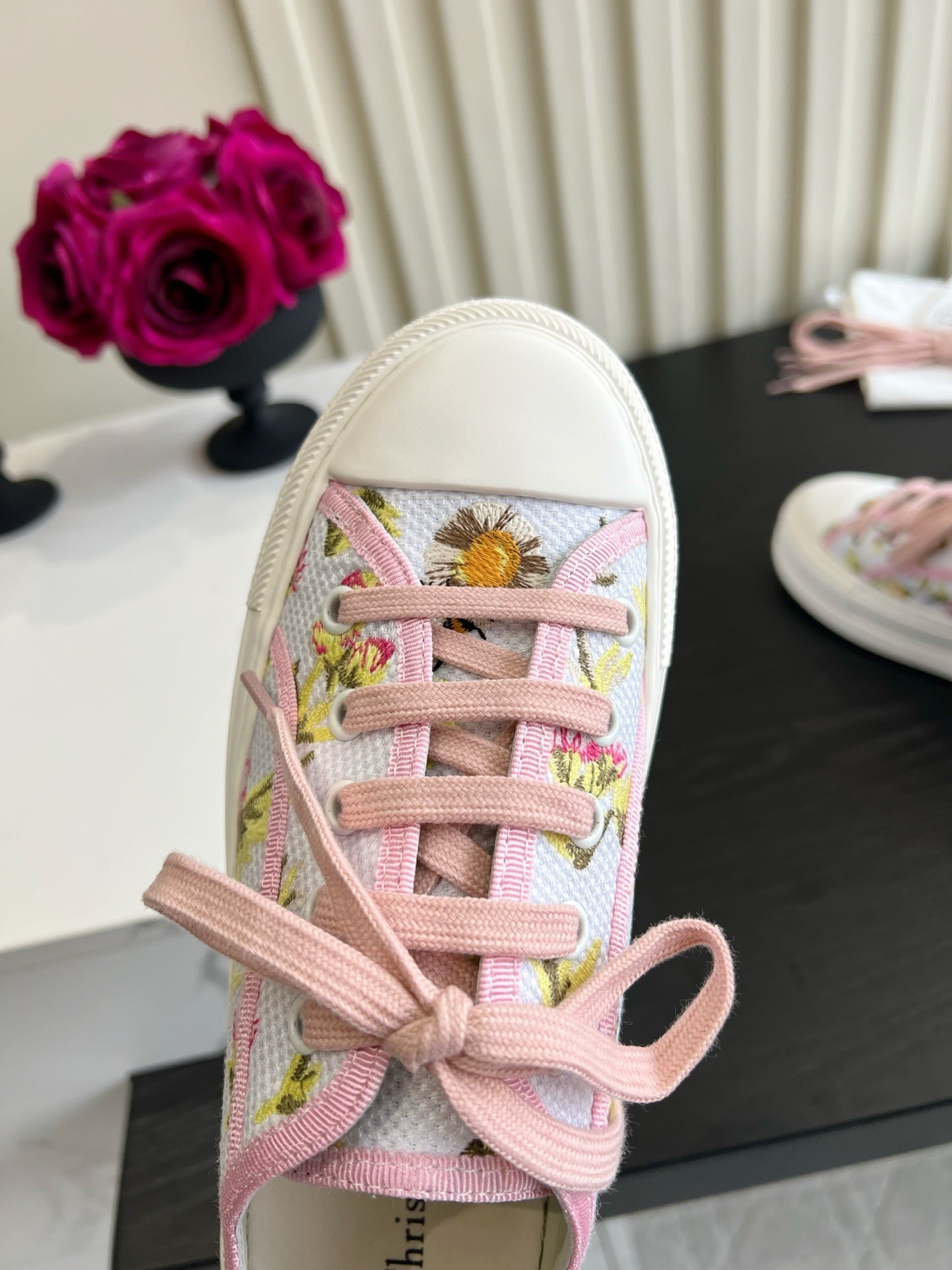 CD Dioriviera Walk'n'Dior Sneaker Light Pink Cotton 851249