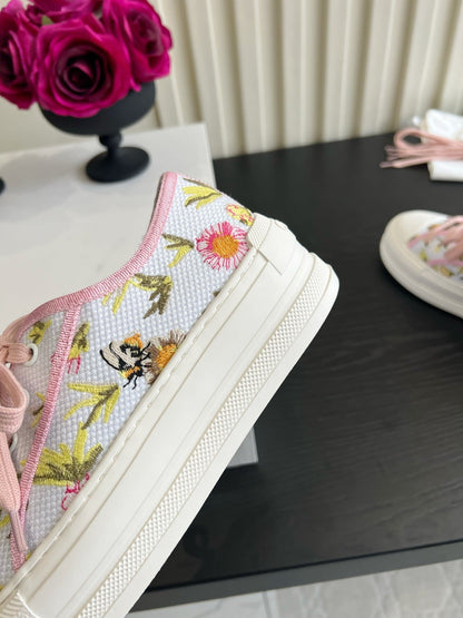 CD Dioriviera Walk'n'Dior Sneaker Light Pink Cotton 851249