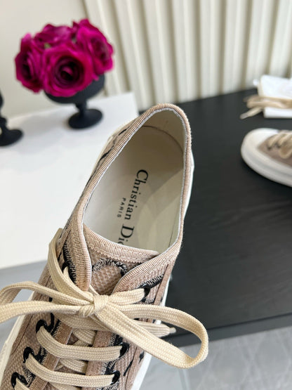 CD Dioriviera Walk'n'Dior Sneaker Beige Cotton 851250