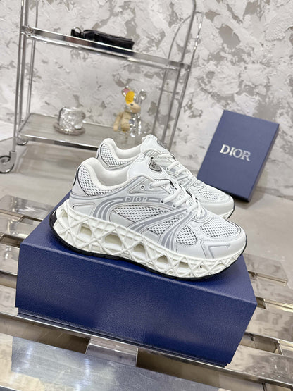 CD 26s Sneaker White Mesh Suede 905041