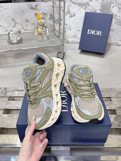 CD 26s Sneaker Olive Taupe Mesh Suede 905049