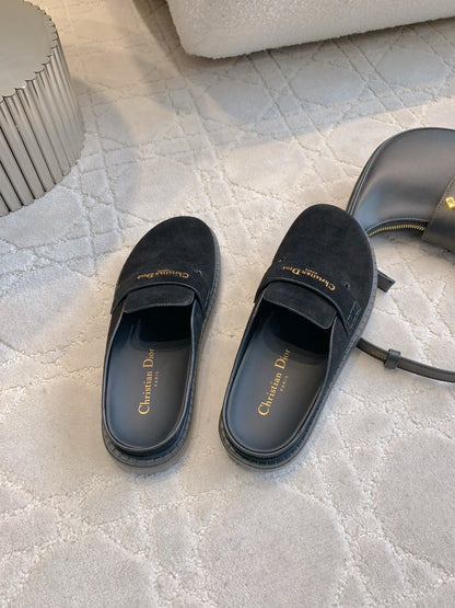 Dior Boy Mule Black Suede 615461