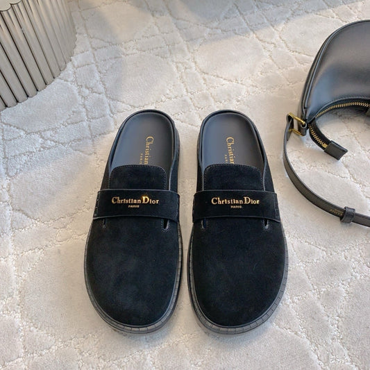Dior Boy Mule Black Suede 615461