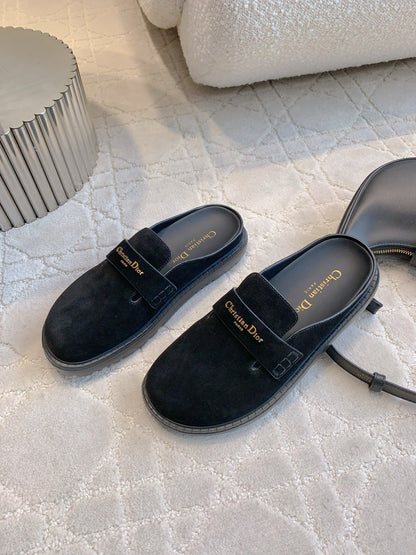 Dior Boy Mule Black Suede 615461